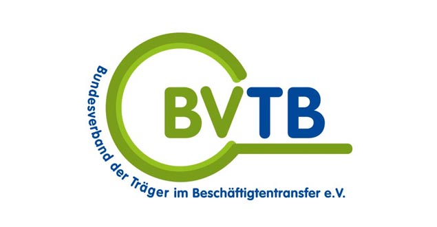 Logo Bundesverband der Träger im Beschäftigtentransfer e. V. #BVTB